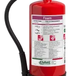 Estintore a Schiuma Senza Fluoro da 6 Litri con Involucro in Acciaio Inox - Modello 22066-94 "Fluorine Free"