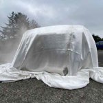 Coperta antifiamma rischio batterie al litio specifica per pacchi batterie e e-bike - Codice 2930-22