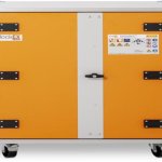 ARMADI DI STOCCAGGIO PER BATTERIE AL LITIO Versioni con piedini impilabili o ruote girevoli