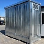 CONTAINER PER STOCCAGGIO DI 4 CISTERNETTE DA 1000Lt Struttura in acciaio al carbonio zincato