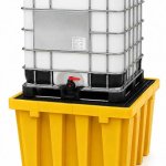 VASCHE DI CONTENIMENTO IN POLIETILENE PER IBC per 1 cisternetta da 1000 litri