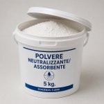 Polvere assorbente e neutralizzante per acido solforico