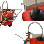 Carrello mobile per liquidi schiumogeni "vulcano 200" capacita' 200 l schiuma esclusa