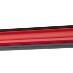 Maniglione antipanico modello fast touch ad applicare per anta secondaria senza scrocco centrale, predisposto per scrocco alto/basso - laterale - alto/laterale e completo di barra rossa mm.1200