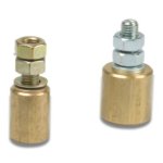 Rullo guida inferiore per portoni scorrevoli ad un'anta