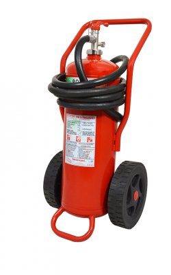 Extintor de incendios con ruedas kg 25 Polvo - AB IV - Piemonte 18201 