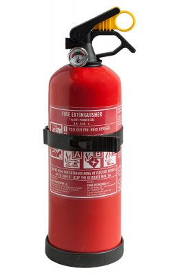 1Kg Powder Fire Extinguisher Code 26010-1 - 8 A 34 B C - UNI EN 3-7 - RINA Certified