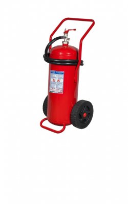 50Kg Potassium Bicarbonate Powder Wheeled Fire Extinguisher - EN 1866-1 - Code 12509 