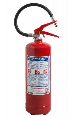 4 Kg Dry Powder Portable Fire Extinguisher  EN 3-7 - Code:21042-4 Liguria 4