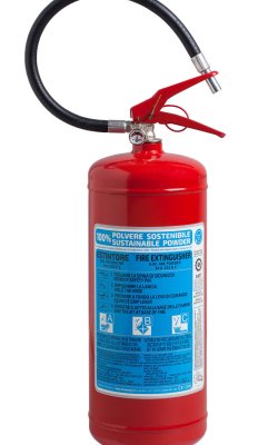 6 Kg powder fire extinguisher - Model 21063-500 - 34A 233BC - UNI EN 3-7 - 100% Sustainable Powder