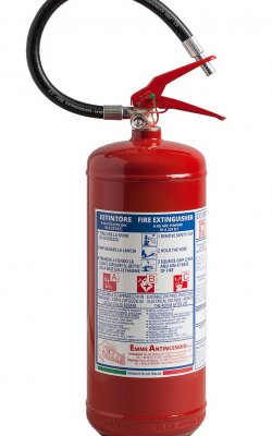 6 Kg Dry Powder Fire Extinguisher - 34 A 233 B C - EN 3-7 - Code 21063-77