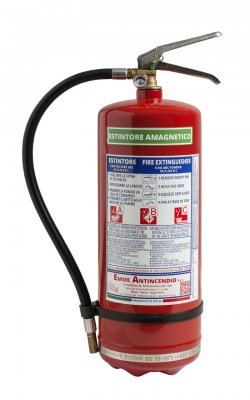 6 Kg Dry Powder Fire Extinguisher - 55 A 233 B C - EN 3-7 - Code 21065-13
