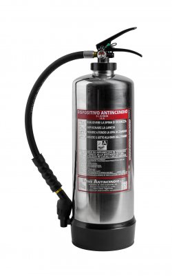 Dispositivo Antincendio 6 L Idrico In acciaio Inox AISI 304 - 13 A - UNI EN 3-7 - Codice 22061-7