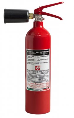 2 Kg CO2 Portable Fire Extinguisher - MED 2014/90/UE - Model:28020-1