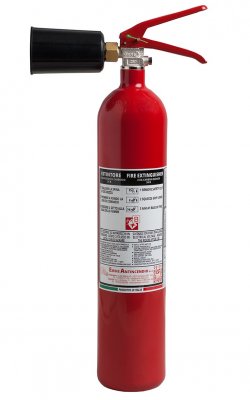 2 Kg CO2 Portable Fire Extinguisher - PED EN 3-7 - Model: 23020-7 