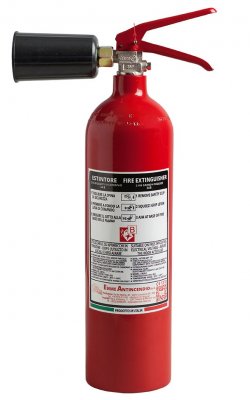 2 Kg Co2 Fire Extinguisher - EN 3-7 PED 2014/68/EU - Model 23020-8 