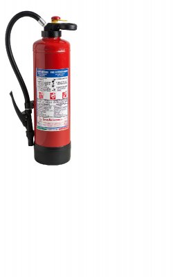 6 Kg  Powder Fire Extinguisher UNI EN 3-7 - 24063-3- Fire Rating 34 A 233 B C - Internal cartridge CO2