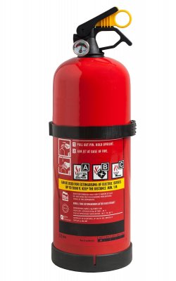 2 Kg Powder Fire Extinguisher – Code 26021-1 – UNI EN 3/7 - PED 2014/68/UE - RINA certified