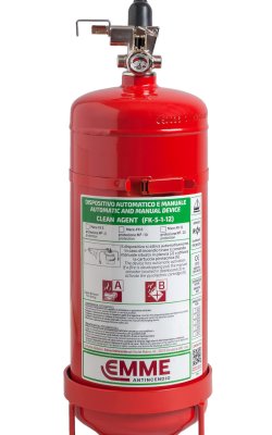 Sistema Antincendio a Spegnimento Localizzato a Gas FK-5-1-12 - Serie Mare FK -  Certificato RINA