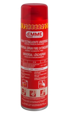 Extintor Universal en Spray 625 ml - Espuma ABF - 2202-80 - Contra los principios de incendios