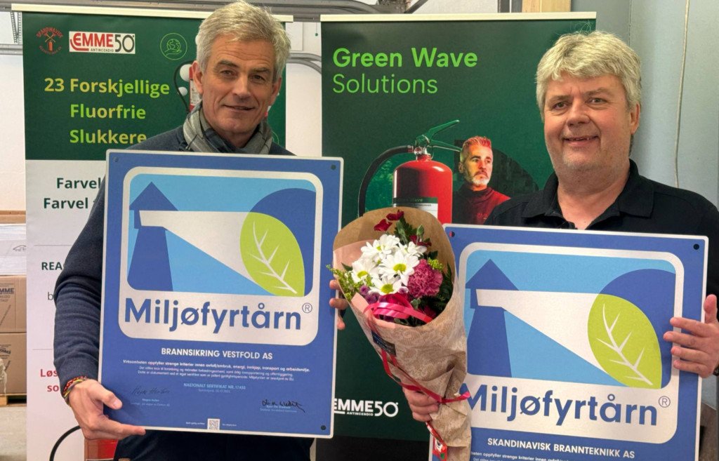 Miljø, ansvar og brannsikkerhet = miljøfyrtårn