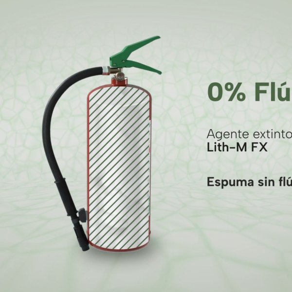 VÍDEO DE PRESENTACIÓN Extintor de espuma sin flúor para incendios de baterías de litio   - "Sin Flúor" 22066-915