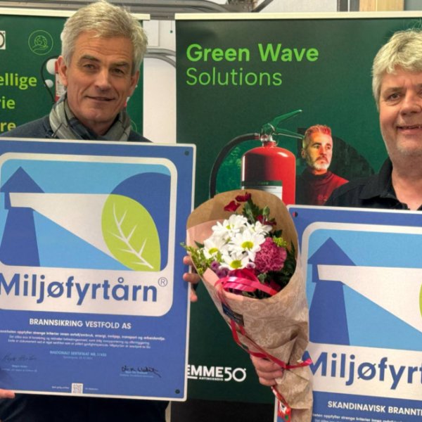 Miljø, ansvar og brannsikkerhet = miljøfyrtårn