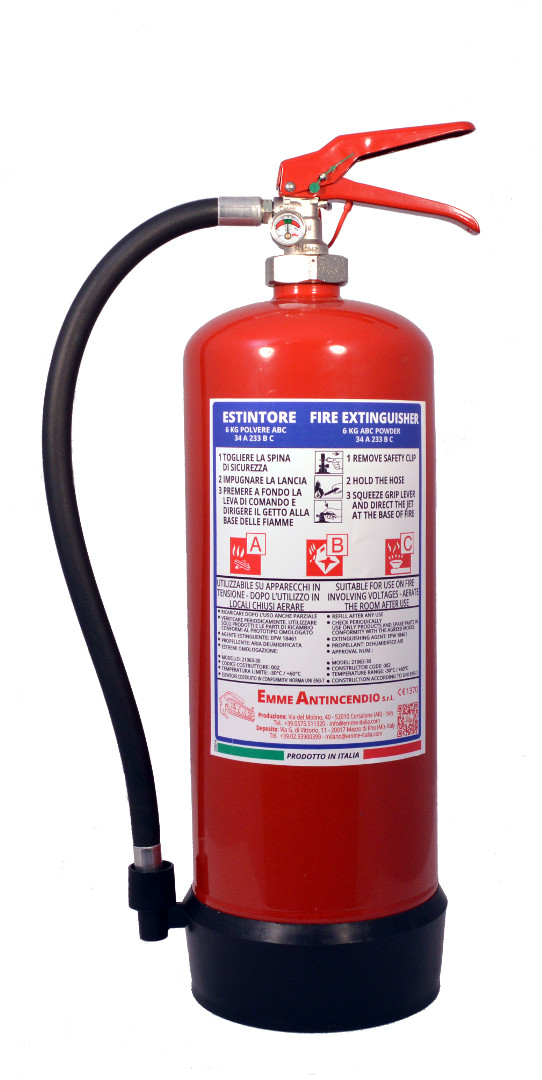 Estintore Kg 6 polvere modello 21064-40