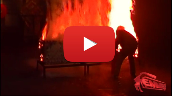 Prova di spegnimento classe di fuoco 34 A